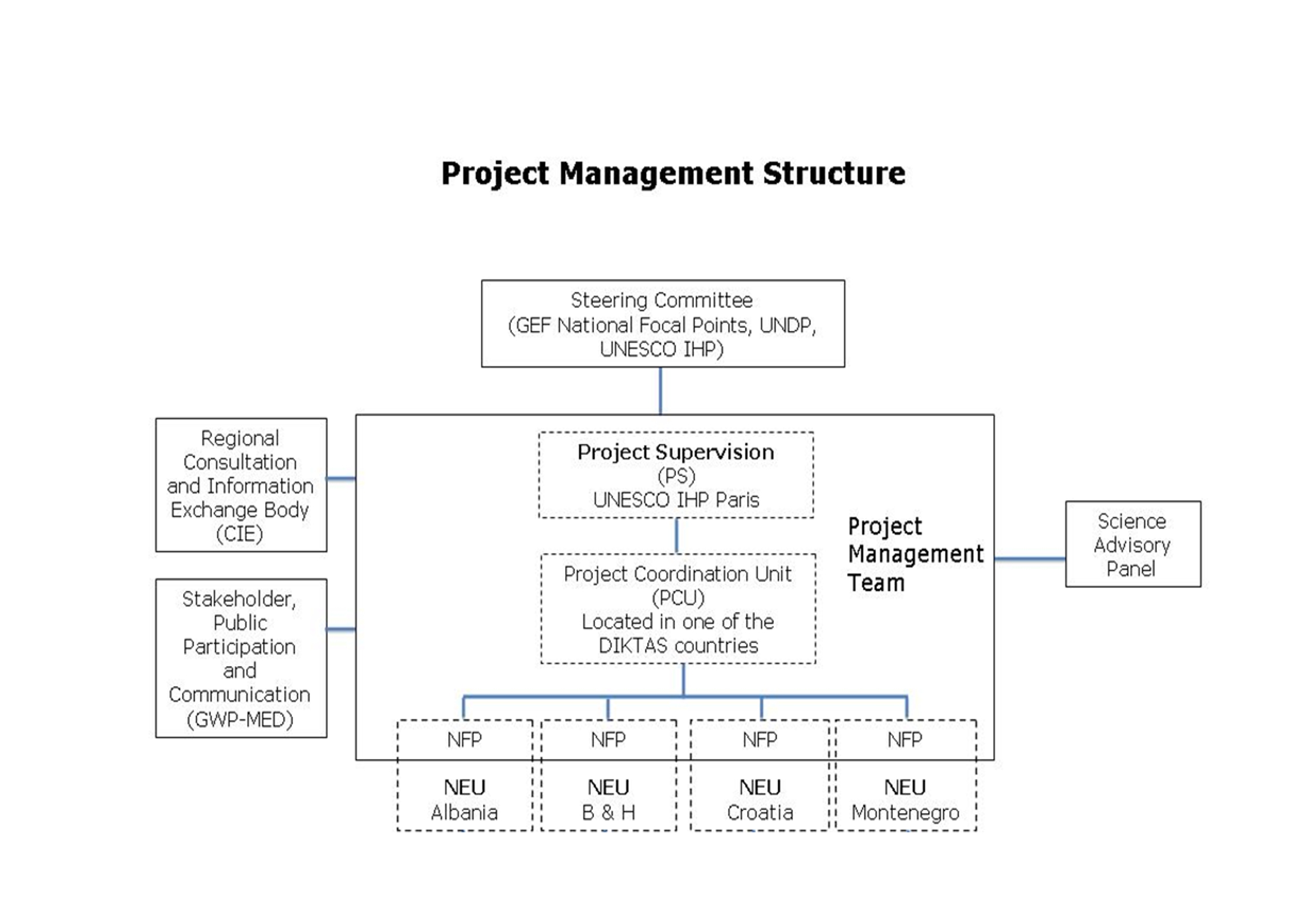 Project management structure