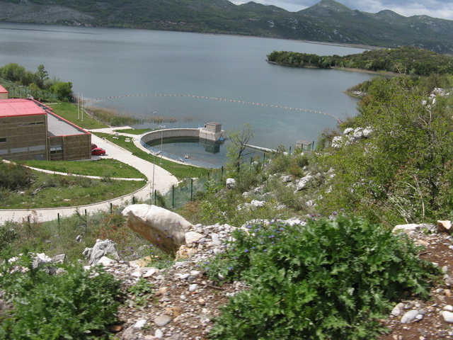 Bolje sestre intake at Skadar Lake shoreline 